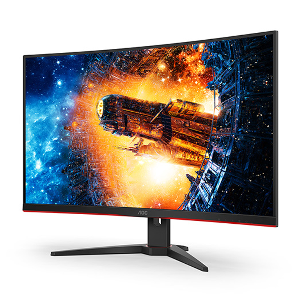 New AOC CQ32G2E 31.5in 144Hz QHD 1ms FreeSync VA Curved Gaming Monitor ...